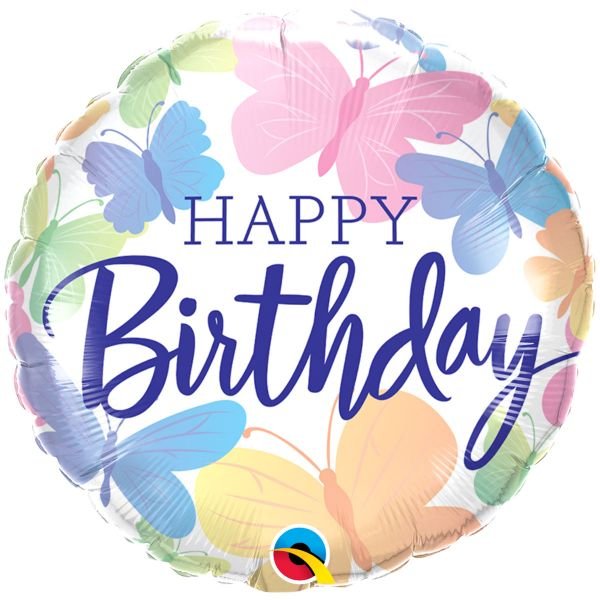 воздушные шары день рождения — Круг бабочки